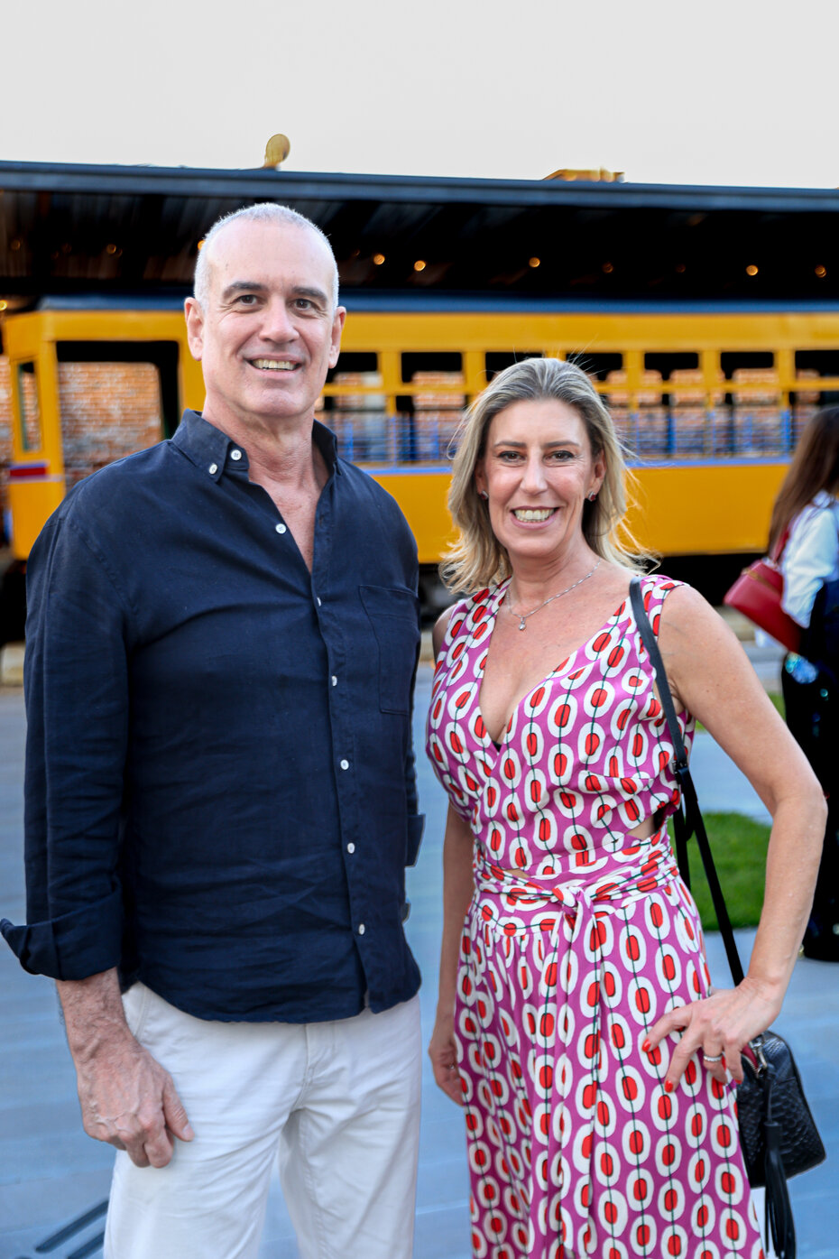 O arquiteto Marcelo Canarim e Ana Paula Dixon (Foto: Vini Dalla Rosa/Divulgação)