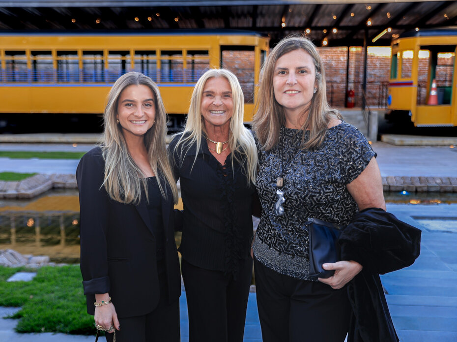 : Victória Martins, Andrea Duarte e Elvira Fortuna (Foto: Vini Dalla Rosa/Divulgação)