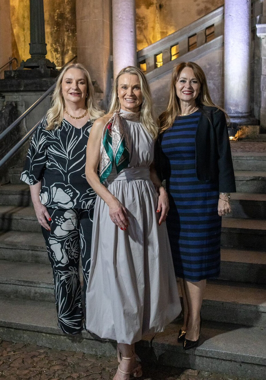Simone Baldasso, Patrícia Wisnevski e Cinara Braga estão entre as madrinhas do evento (Foto: Paulo Fonseca/Divulgação)