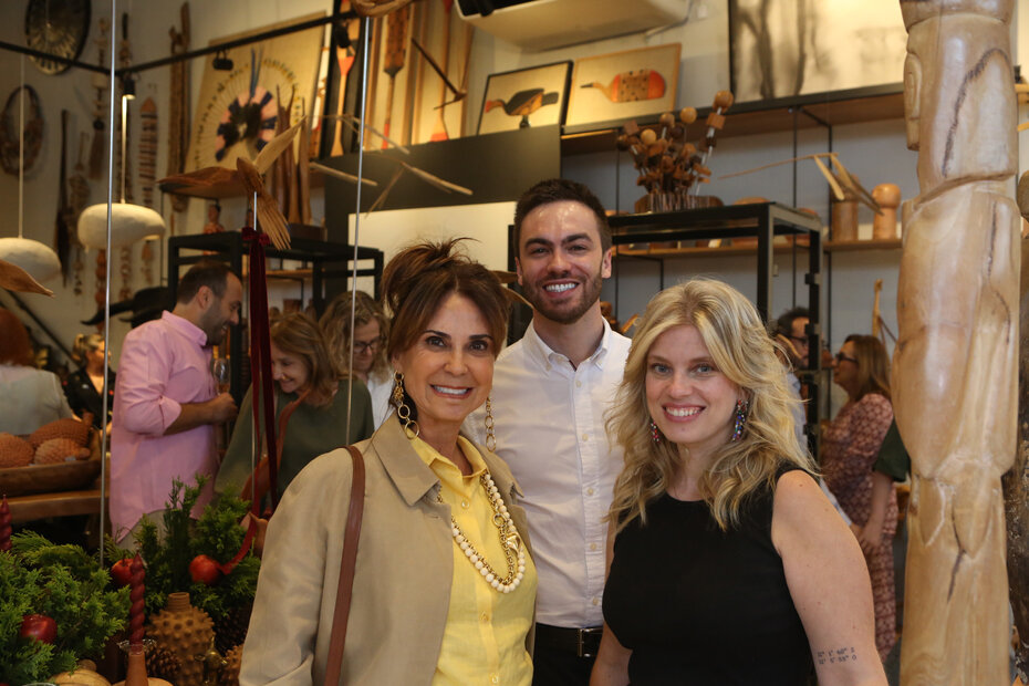Gabriela Brasil, Rafael Selonk e Helena Zorzi (Foto: Notre Design/Divulgação)