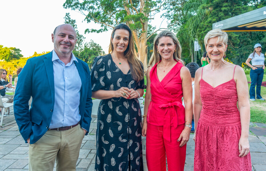 Nelson Pires, Karime Costalunga, Marta Beck Pinto Hoerde e Evelise Hofmeister (Foto: Evandro Leal/Divulgação)
