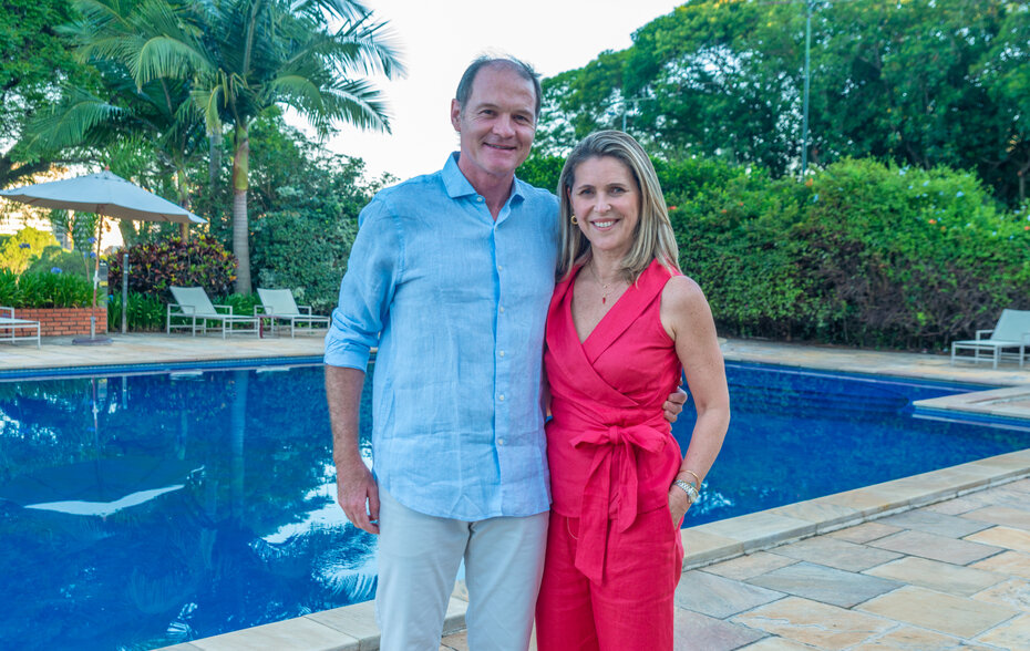 Marta Beck Pinto Hoerde e Ricardo Hoerde no Country Club (Foto: Evandro Leal/Divulgação)
