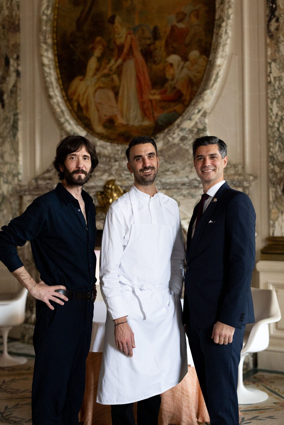 Beno&icirc;t d&rsquo;Onofrio, Amaury Bouhours e Gabriel Veissaire, respons&aacute;veis pela programa&ccedil;&atilde;o (Foto: Maki Manoukian/Divulga&ccedil;&atilde;o)