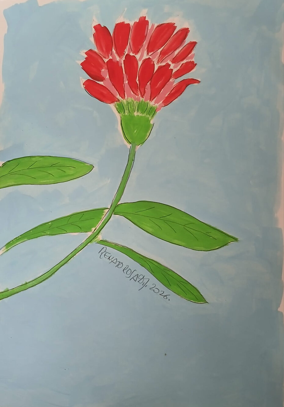 Outra tela de Renato Rosa que ser&aacute; apresentada, a partir do dia 17 de mar&ccedil;o na Sala da Fonte, no Pa&ccedil;o Municipal (Foto: Divulga&ccedil;&atilde;o)