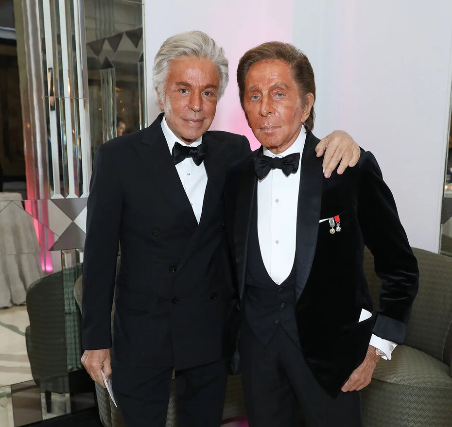 Giancarlo Giammetti e Valentino Garavani, rela&ccedil;&atilde;o de amor e neg&oacute;cios (Foto: Divulga&ccedil;&atilde;o)