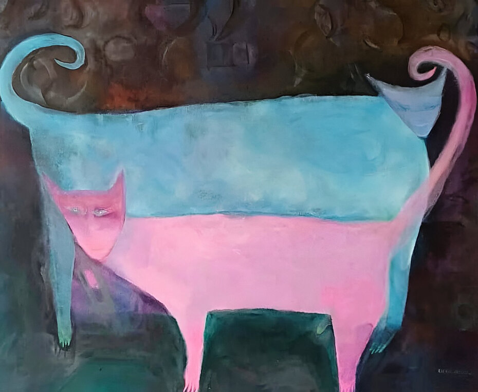 Tela de Berenice Unikowsky que integra a programa&ccedil;&atilde;o da Galeria Duque (Foto: Divulga&ccedil;&atilde;o)