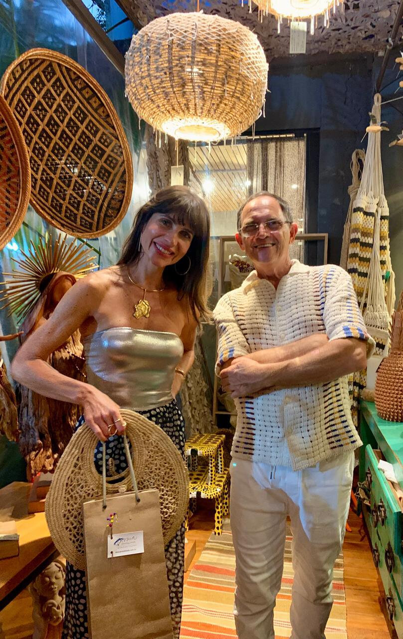 : A arquiteta Cristina Geyer e Elias Zorzi (Foto: Divulga&ccedil;&atilde;o)