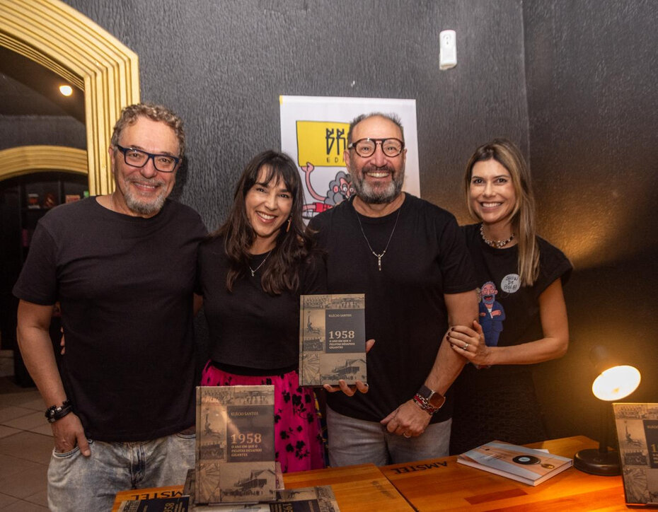 Paulo Nascimento, Fernanda Moro, Kl&eacute;cio Santos e Cris Pinto (Foto: Chico Lisboa/Divulga&ccedil;&atilde;o)