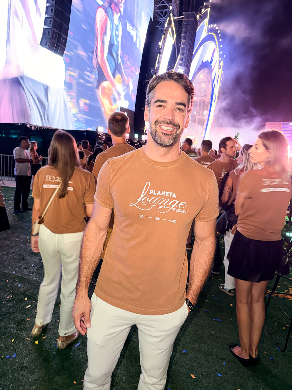 O governador Eduardo Leite prestigiou a 30ª edição do Planeta Atlântida (Foto: Vini Dalla Rosa/Divulgação)