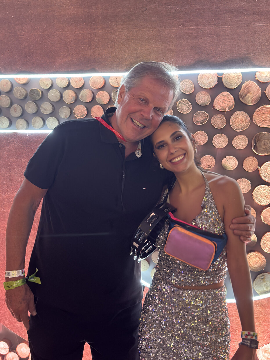 Paulo Reis Neto com a filha Valen Reis (Foto: Divulgação)