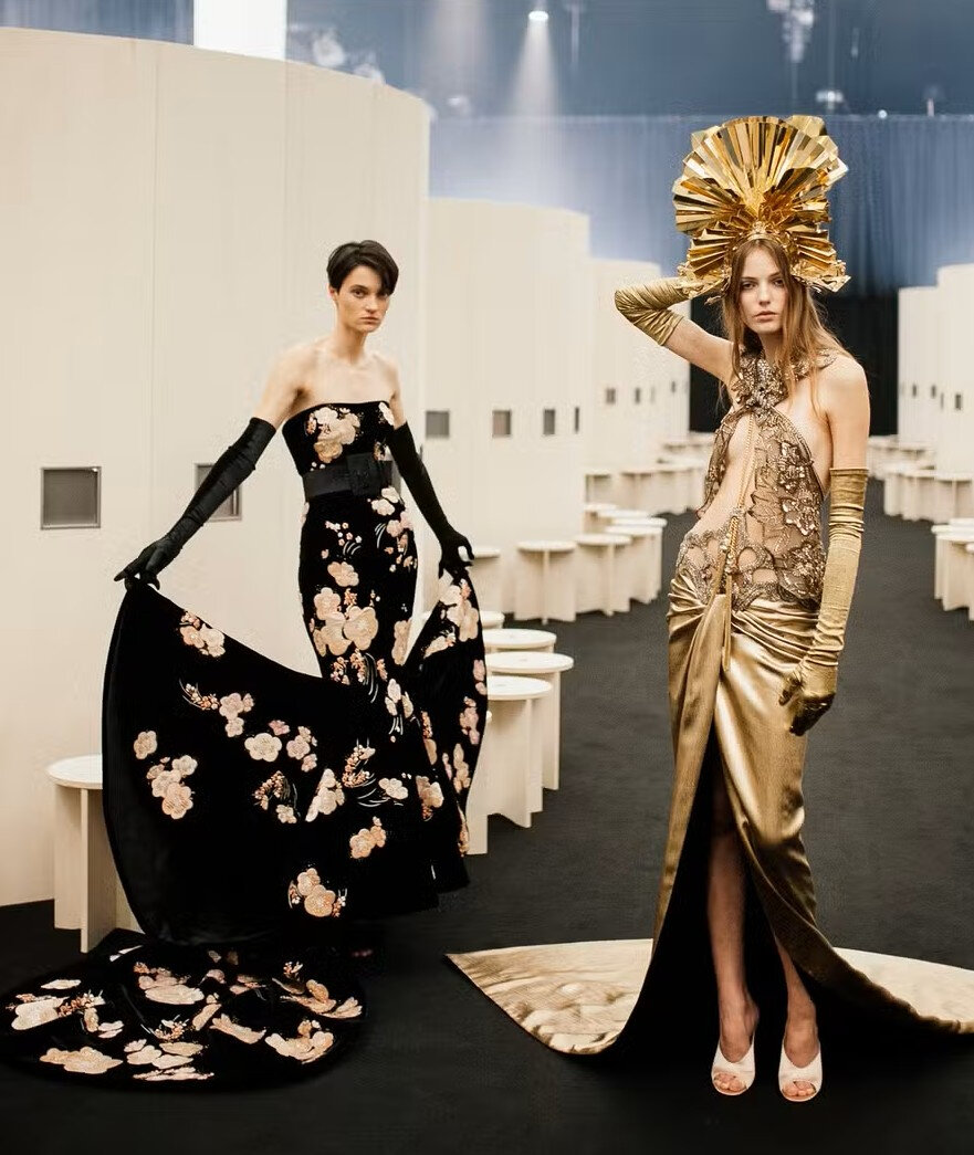 As criações de Alessandro Michele revisitam o legado do mestre italiano (Getty Images/Divulgação)