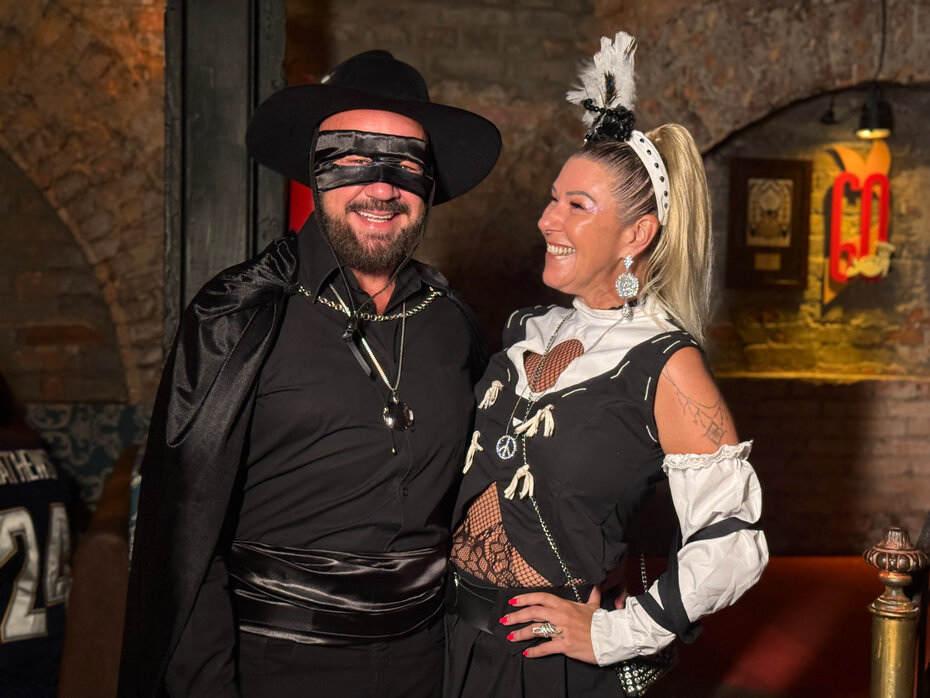 João Luiz Gonzales e Karen Gasparin (Foto: Tania Andersen/Divulgação)