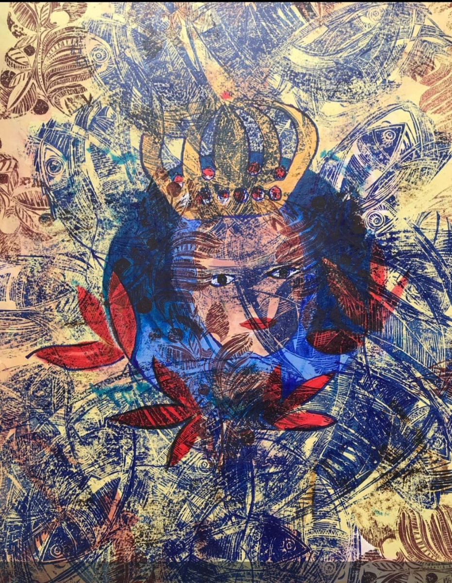 Uma das obras de Sibelle Machado que integram a exposi&ccedil;&atilde;o (Foto: Divulga&ccedil;&atilde;o)