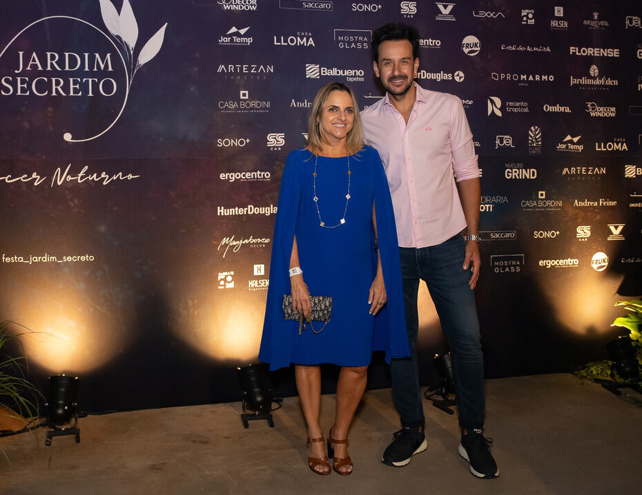 Ana Paula Freitas e Fernando Thunm curtiram a festa Jardim Secreto (Foto: Adriana Piana/Flavia Schwantes)