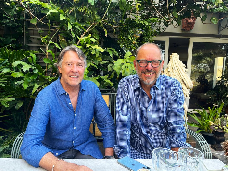 Claudio Jaeger e M&aacute;rio Englert (Foto: Paulo Gasparotto/Especial)