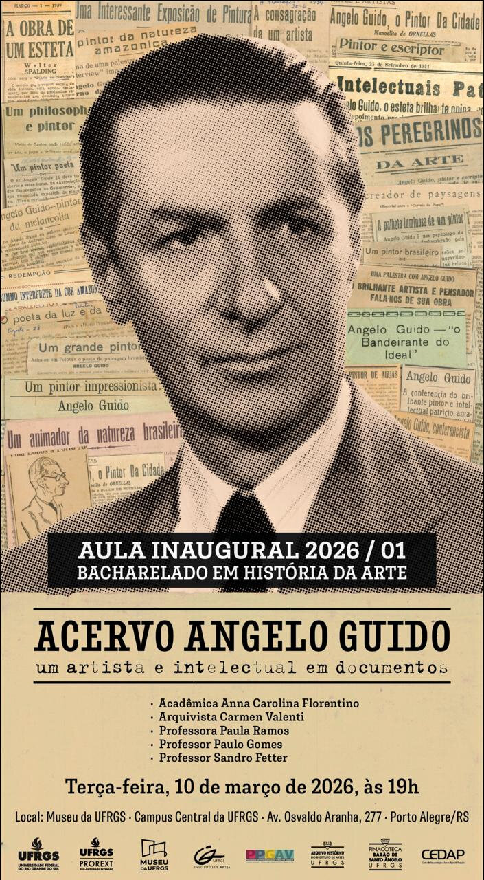 Angelo Guido &eacute; o tema de aula que abre o bacharelado em Hist&oacute;ria da Arte na UFRGS (Foto: Divulga&ccedil;&atilde;o)