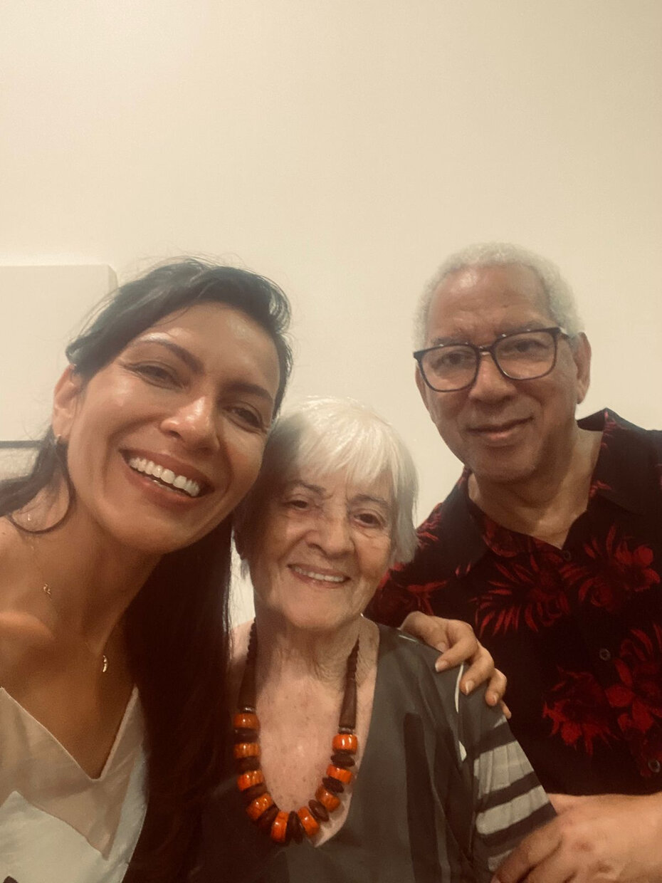 Juliana Volkmer, Araci Esteves e Renato Rosa (Foto: Divulgação)