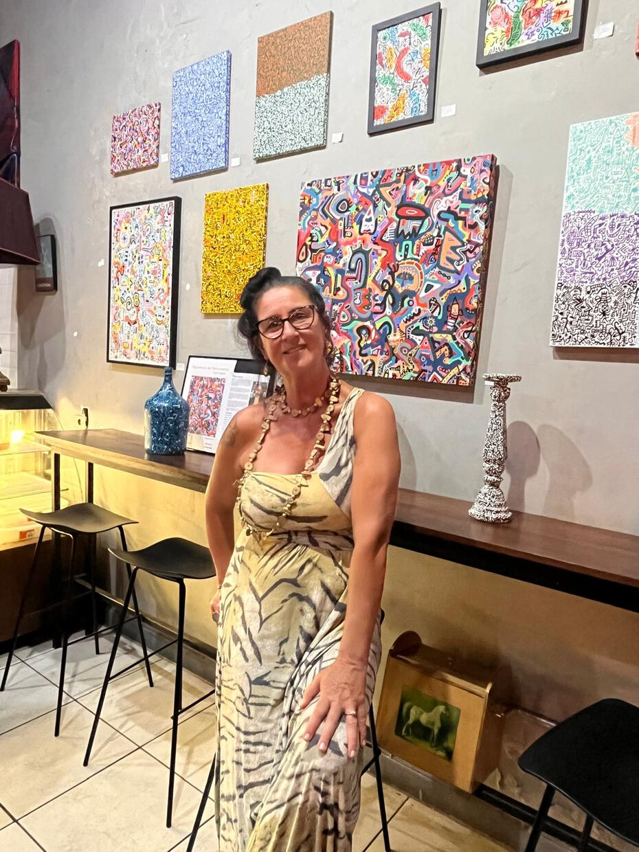 Ana Tassia Blazoudakis participou da festa (Foto: Divulgação)