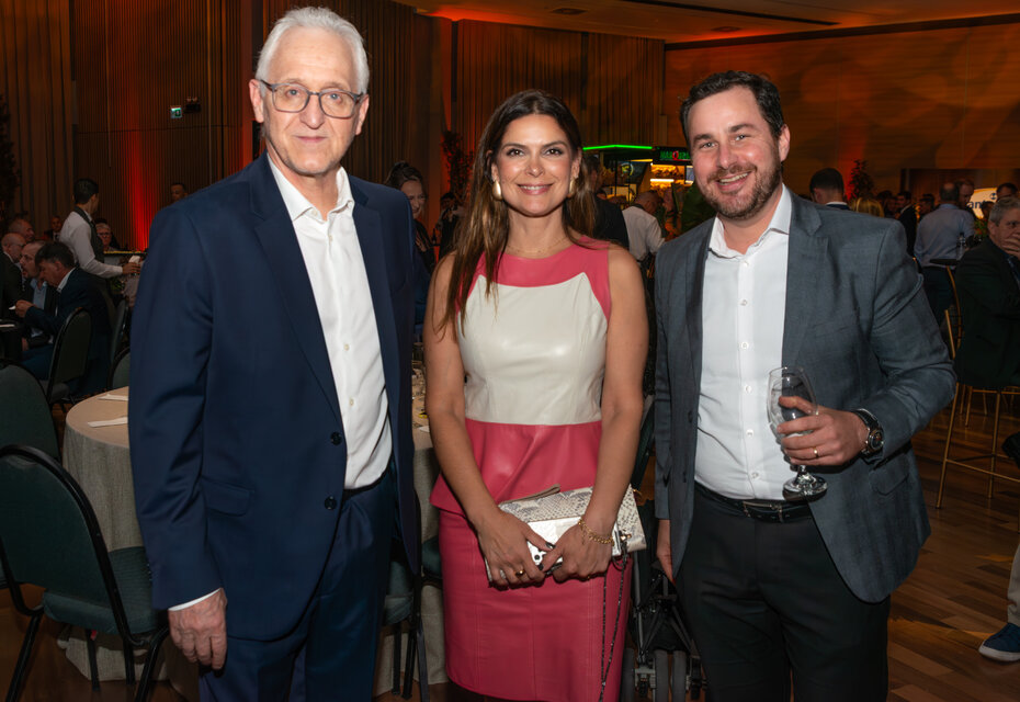 Claudio Luiz Zaffari, Fabiana Lemos Marques e Eduardo Citolin (Foto: Evandro Leal/Divulga&ccedil;&atilde;o)