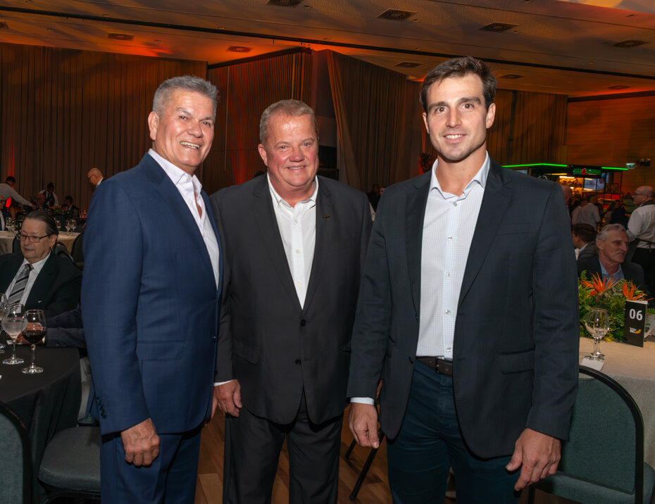 Eduardo Stangherlin e Luana Stangherlin, do Stangherlin Supermercados, de Santa Maria (Foto: Evandro Leal/Divulga&ccedil;&atilde;o)