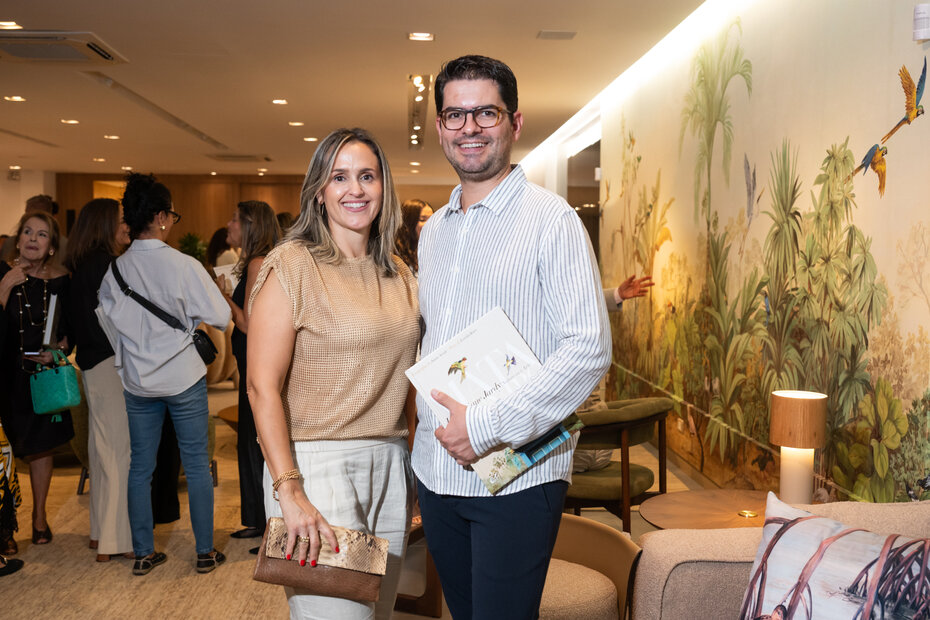 Latifa Satte Allan Senna de Mello e Renato Moraes de Mello (Foto: Andréa Graiz/Divulgação)