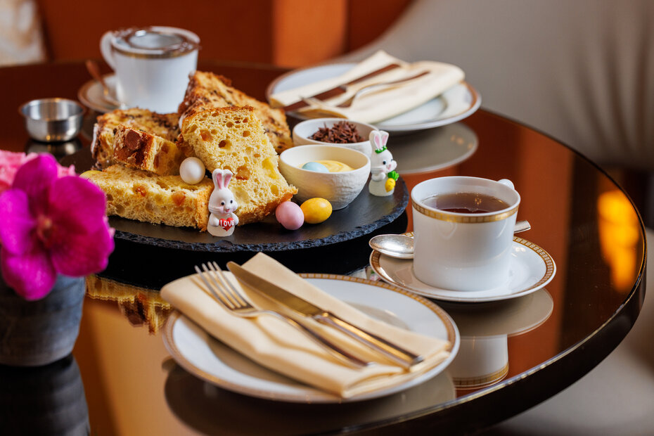 Delicadeza dos detalhes na mesa montada no Il Salotto (Foto: Dorchester Collection/Divulga&ccedil;&atilde;o)