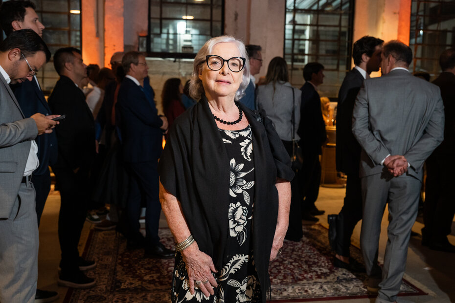 Eleonora Rizzo na cerim&ocirc;nia no Instituto Caldeira (Foto: Andr&eacute;a Graiz/Divulga&ccedil;&atilde;o)
