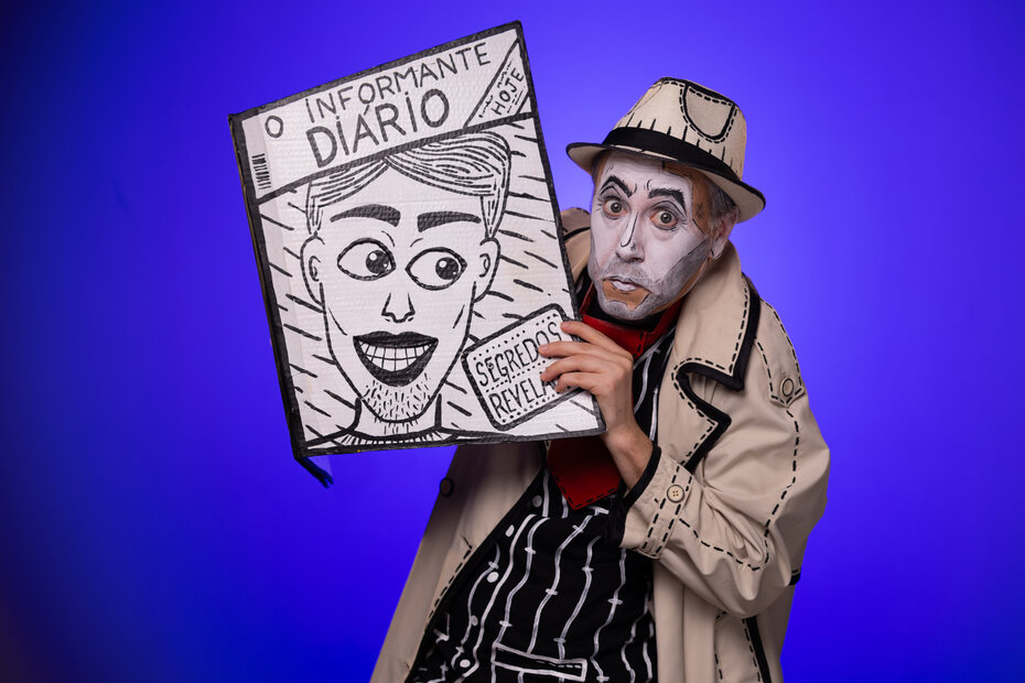 Personagem é inspirado em desenhos animados e comédias do cinema mudo (Foto: Tom Peres/Divulgação)