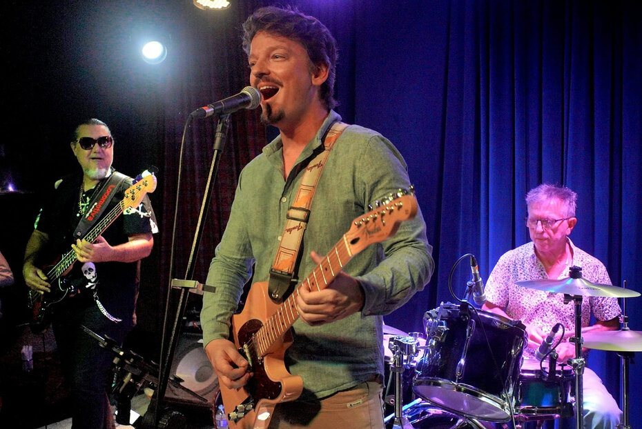 Adriano Calbo, L&eacute;o Trevisol e Geraldo Dutra integram a Cosmic Jam (Foto: Duda Alvares/Divulga&ccedil;&atilde;o)