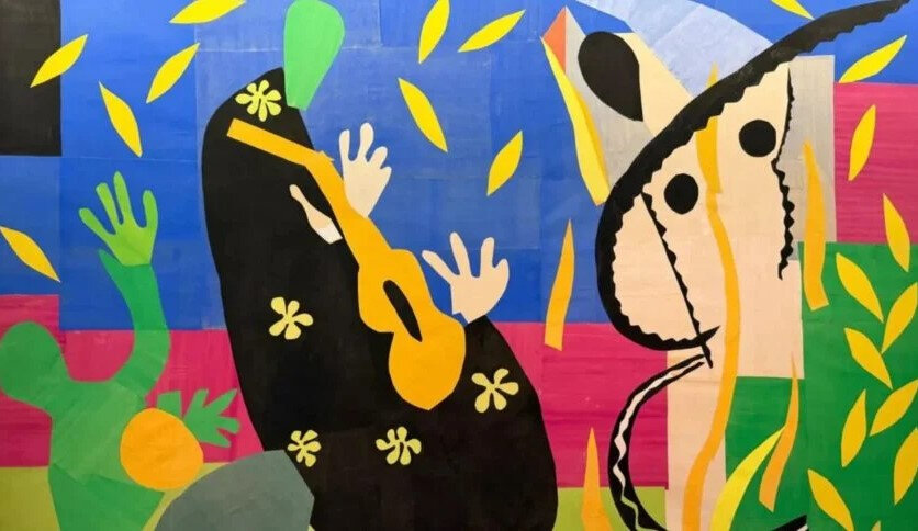 La Tristesse du roi, pintada em 1952, &eacute; uma das obras da exposi&ccedil;&atilde;o (Foto: Philippe Migeat/ Divulga&ccedil;&atilde;o)