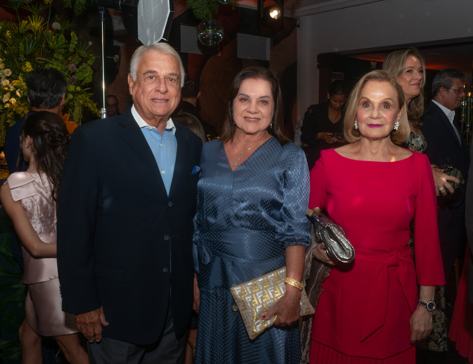 Floriano G&oacute;es, Nena G&oacute;es e Ina Schiavon (Foto: Evandro Leal/Divulga&ccedil;&atilde;o)