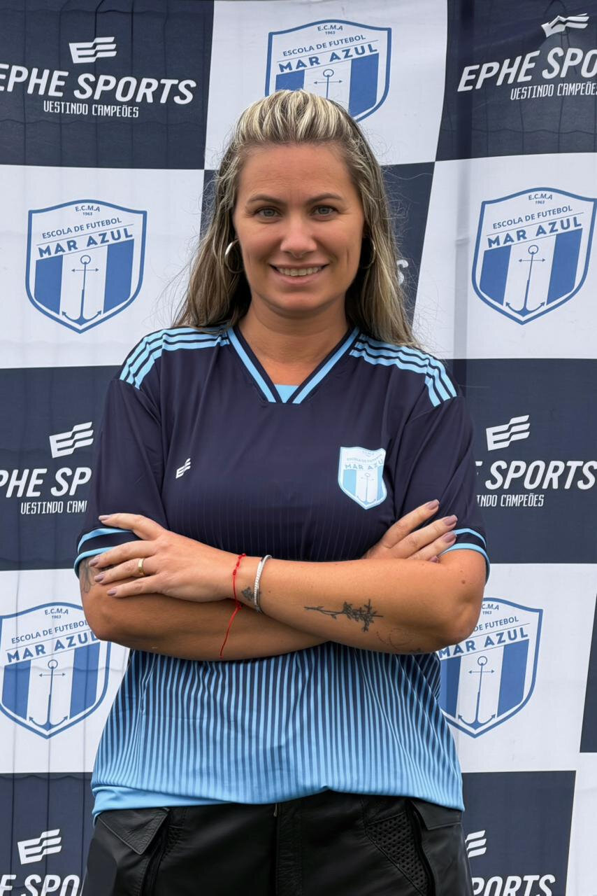 Claudia Fachin inicia um trabalho na diretoria do futebol feminino do Esporte Clube Mar Azul (Foto: Divulga&ccedil;&atilde;o)