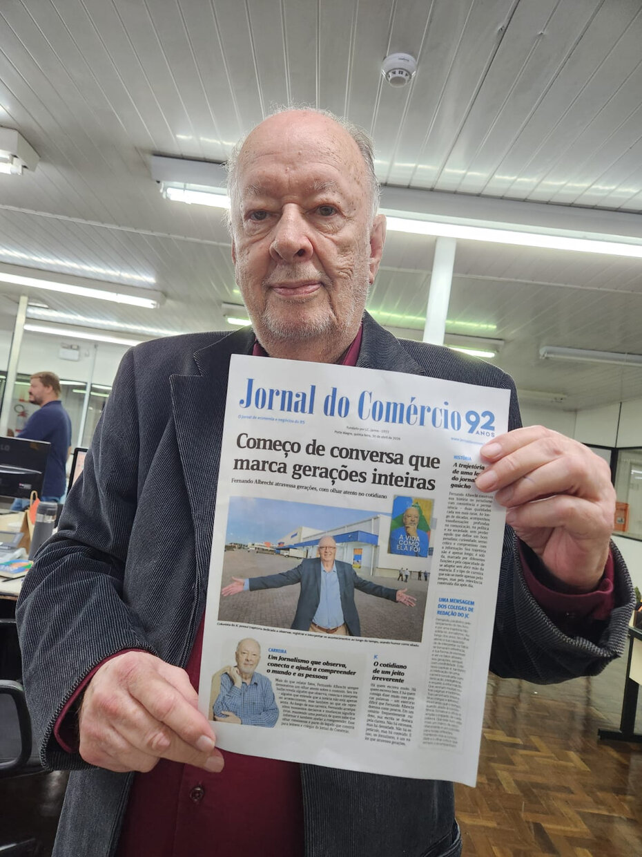 Fernando Albrecht vai autografar seu livro no Mercado P&uacute;blico no final de maio (Foto: Jornal do Com&eacute;rcio/Divulga&ccedil;&atilde;o)