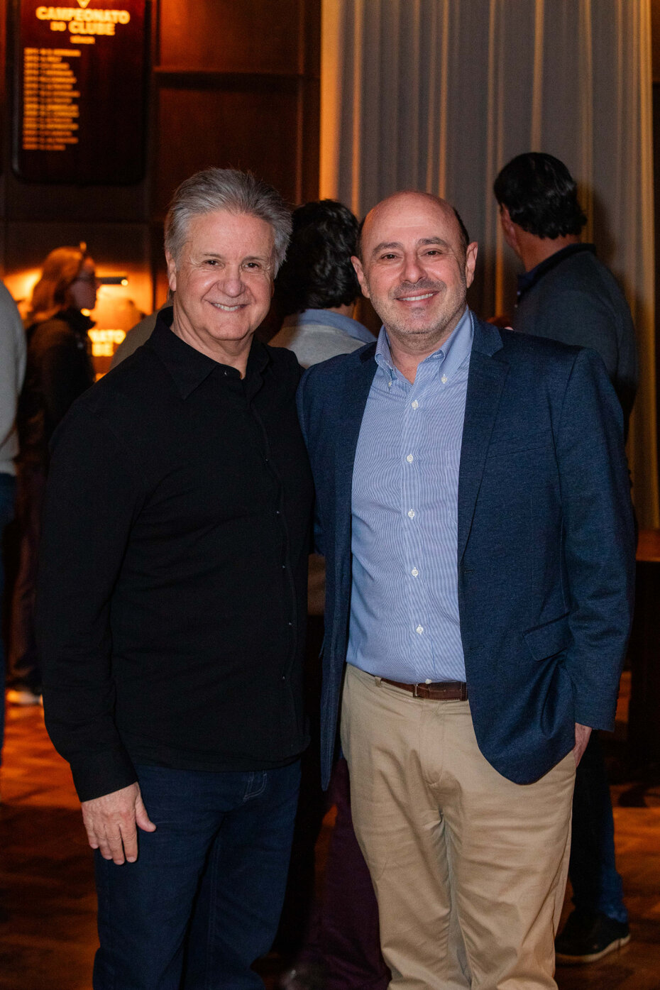 Ambrosio Pesce, do Grupo IESA, e Nelson Pires, presidente do Country Club (Foto: Divulga&ccedil;&atilde;o)