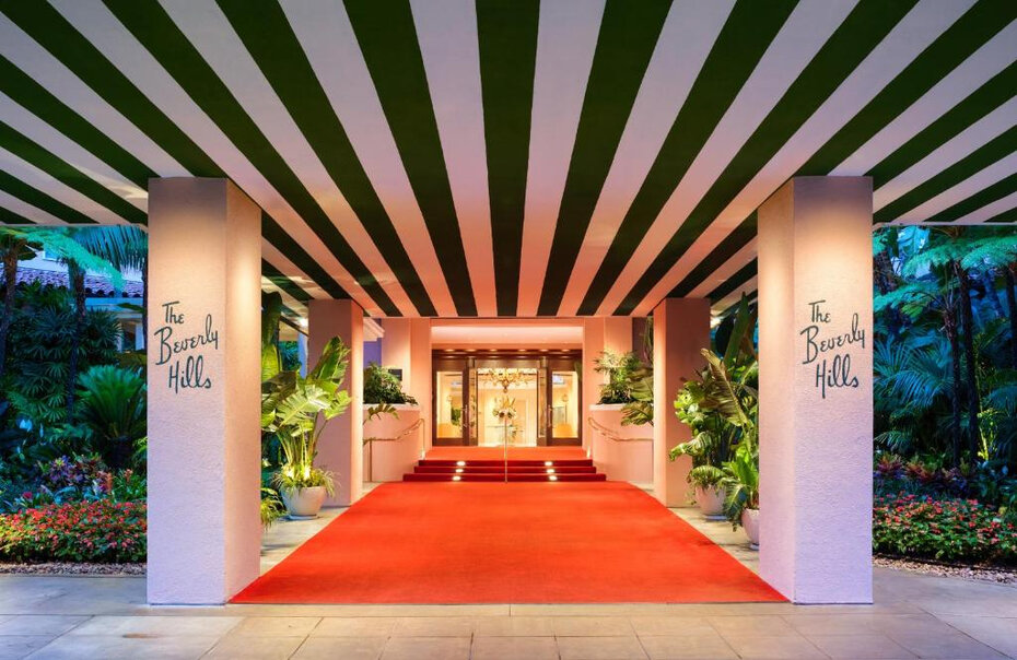 Tapete vermelho e glamour são características típicas de Los Angeles (Foto: Dorchester Collection/Divulgação)