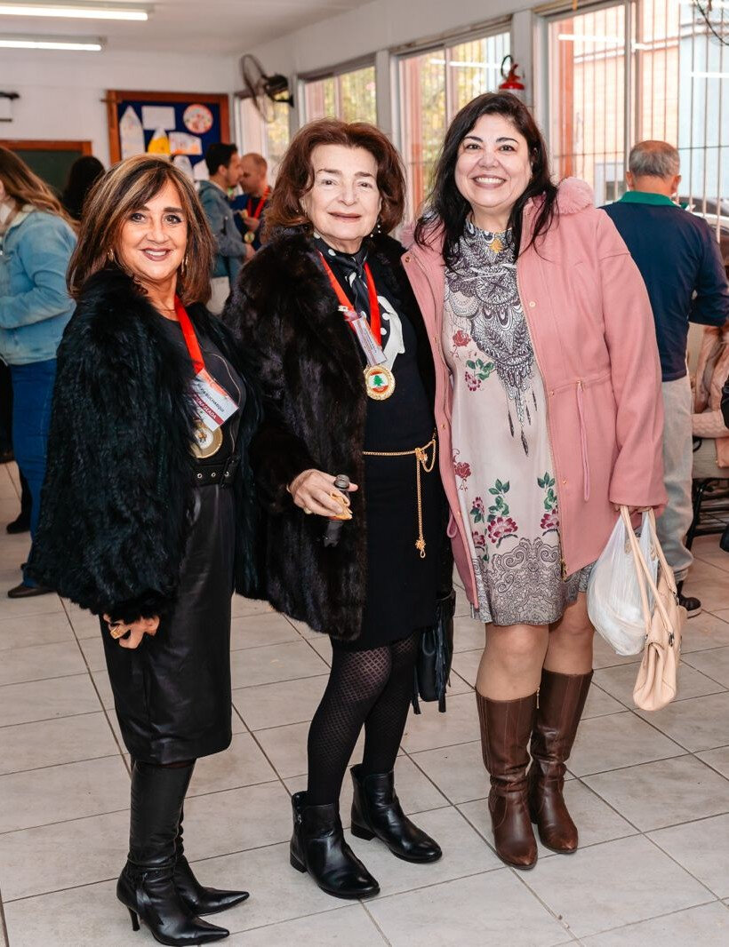 Sílvia Santos Buchabqui, Jussara Kalil Bothomé e Raymonda El Kek Smaniotto (Foto: Divulgação)