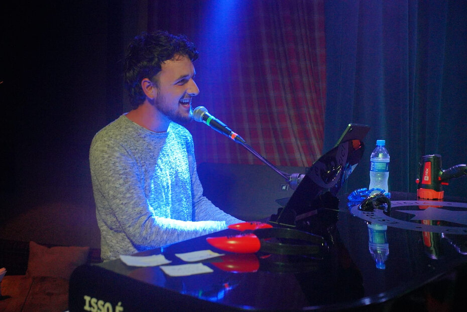 Michael Luft fez sua estreia no Duelo de Pianos (Foto: Duda Alvares/Divulga&ccedil;&atilde;o)