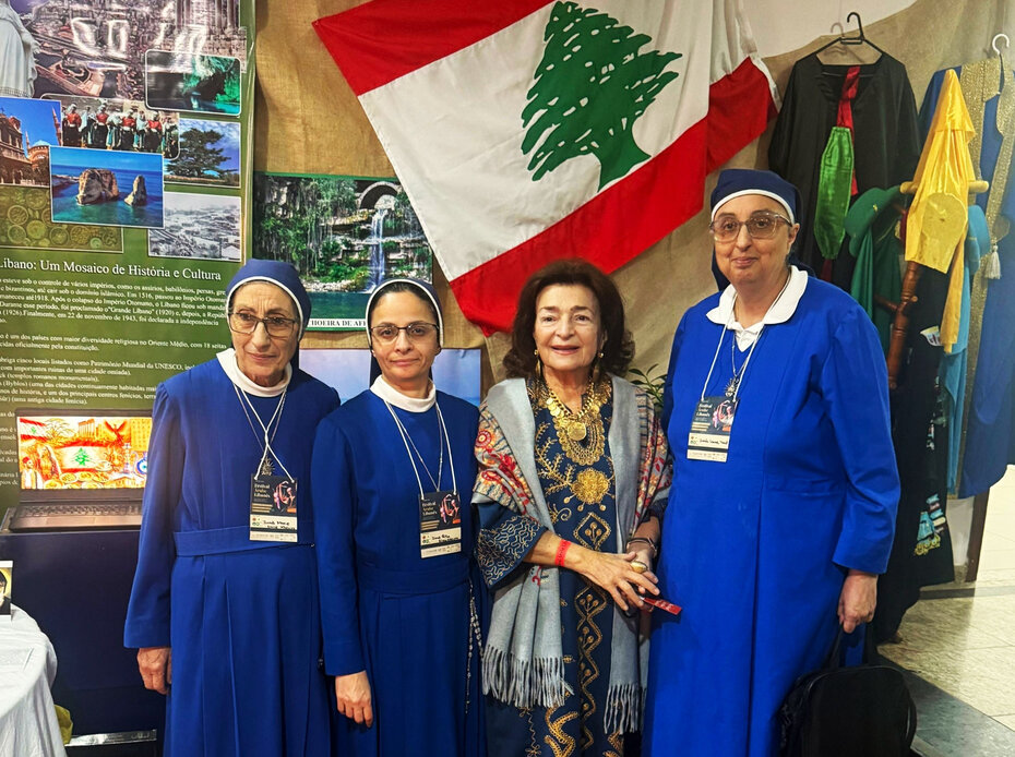 Jussara Kalil Bothom&eacute; com as Irm&atilde;s Marie Emile Khoury, Rita Alkaddoum e Laure Trad (Foto: Divulga&ccedil;&atilde;o) 
