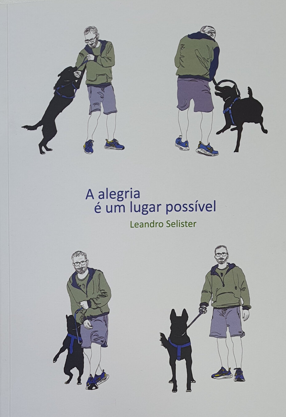 O delicado traço de Selister mostra a amizade e dedicação da pet Chica, tornando mais atraente a capa do livro (Foto: Divulgação)