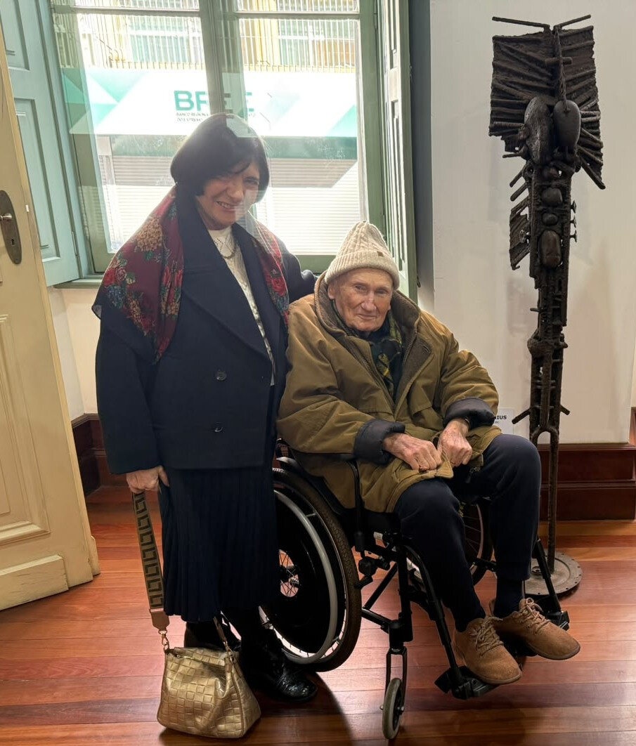 M&ocirc;nica Zielinsky e Carlos Tenius no Museu de Arte do Pa&ccedil;o (Foto: Divulga&ccedil;&atilde;o)