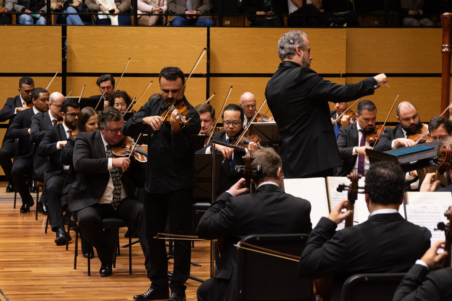 OSPA executou o concerto “A Inextinguível” (Foto: Tábata Kolling/Divulgação)