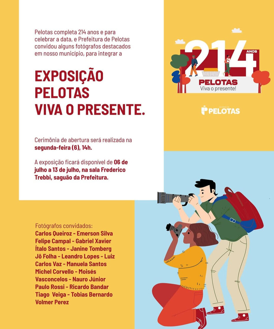Exposição exalta Pelotas na comemoração de seus 214 anos (Foto: Divulgação)