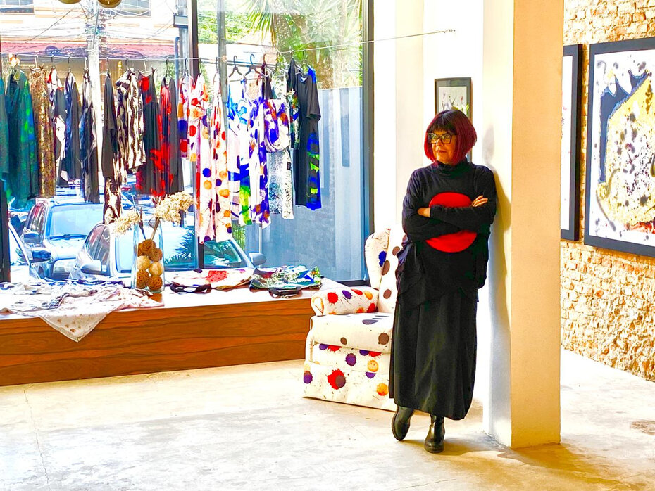 Malu Macedo, mãe do artista e atuante na área de moda (Foto: Divulgação)