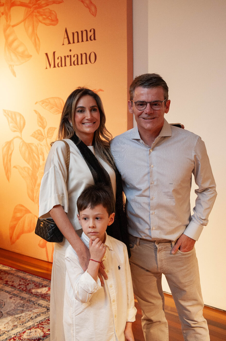 Caroline Kreling Mottin, Júlio Mottin Neto e Júlio Mottin Bisneto (Foto: Carin Mandelli/Divulgação)