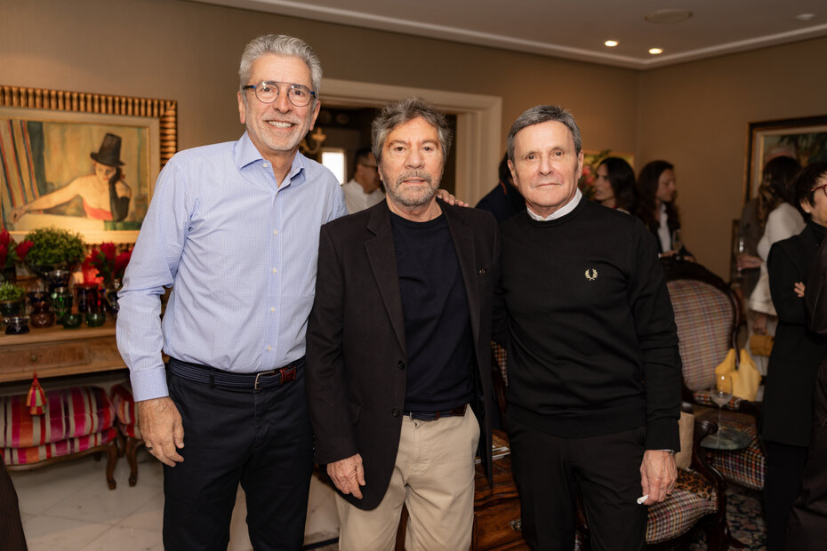 Paulo Costa, Marcos Dvoskin e Carlos Otaviano Brenner de Morais (Foto: Divulga&ccedil;&atilde;o)