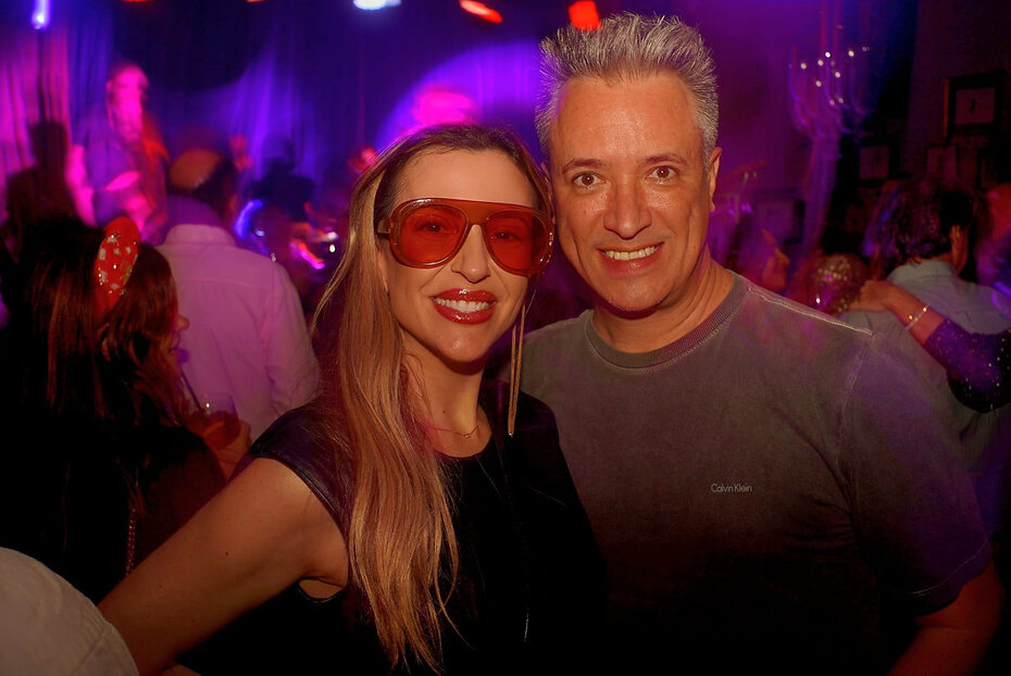Cynthia Fischer Snel e Roberto Snel curtiram a festa (Foto: Duda Alvares/Divulgação)