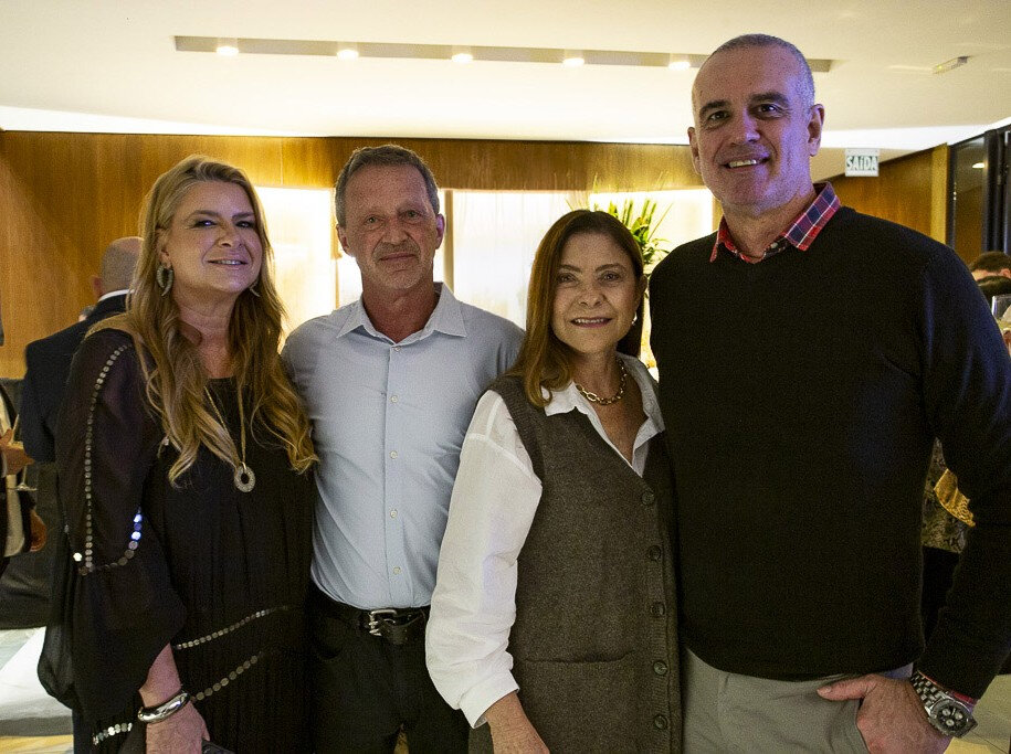 Andréia Sauer, Paulo Fedrizzi, Eliane Betio e Marcelo Canarim (Foto: Jean Savedra/Divulgação)
