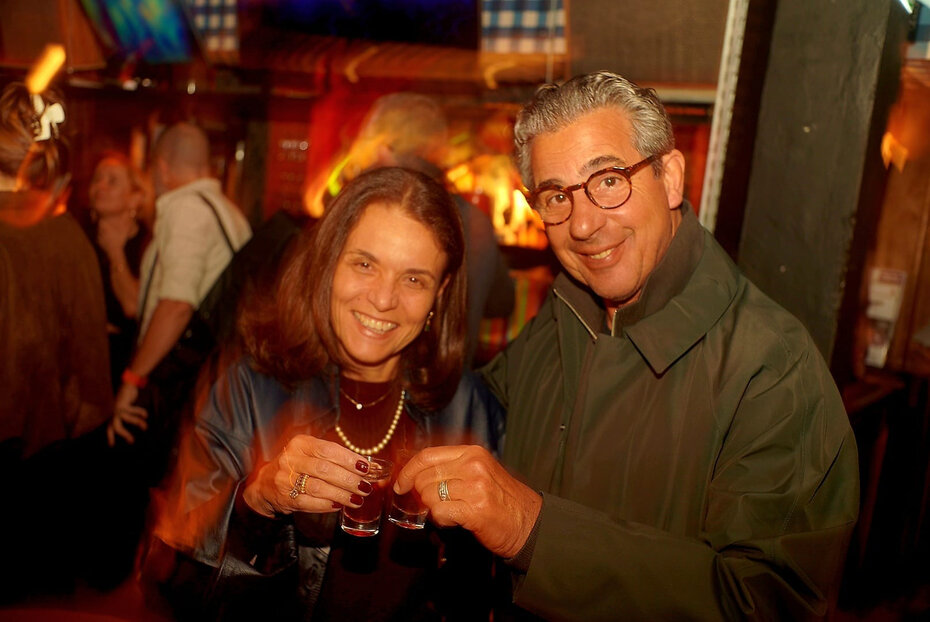 Patrice Gaidzinski e Tonico Alvares participaram da edição do Negroni Day (Foto: Duda Alvares/Divulgação)