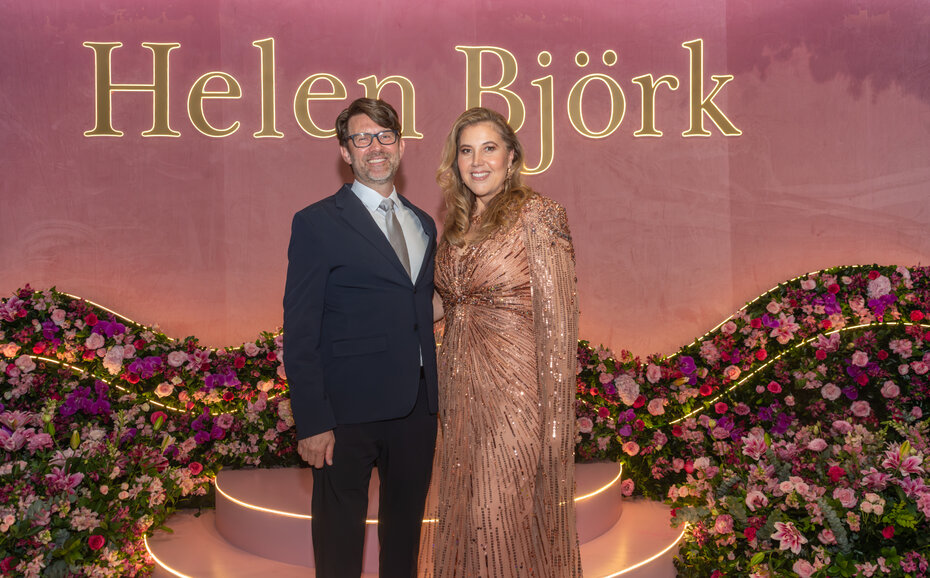 Jón Brynjar Másson e Miriam Guerra Damboriarena Másson, pais da aniversariante (Foto: Evandro Leal/Divulgação)
