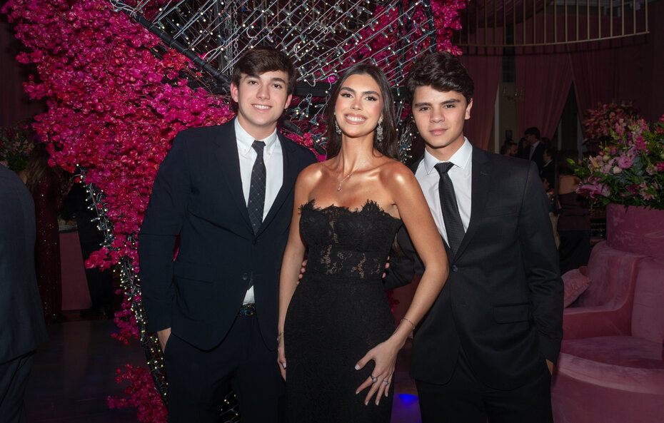 João Otávio Lunardi, Maria Angélica Lunardi e Antônio Villasante (Foto: Evandro Leal/Divulgação)